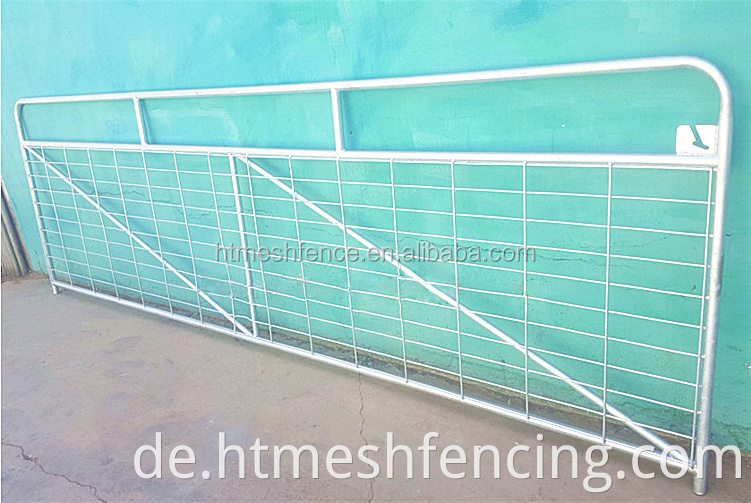 Verzinkte 7 Bahn verzinkte Metall Farm Farm Field Security Gates/7 bar verzinktes Feldtor verzerrt